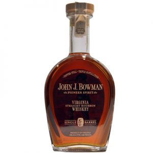 John J. Bowman Virginia Straight Bourbon Whiskey Single Barrel
