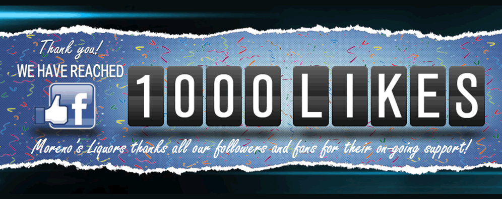 1000 Facebook likes