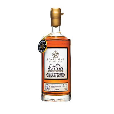 Starlight Distillery Carl T. Huber’s Mizunara Reserve Bourbon