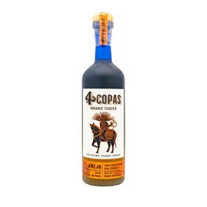 4 Copas Tequila Añejo Organic - 80 Proof 750ml